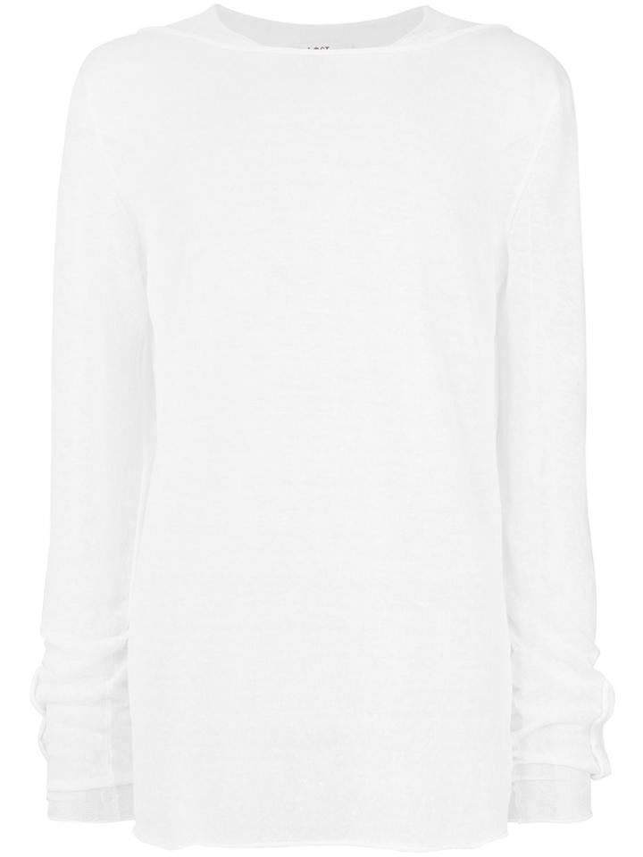 Lost & Found Ria Dunn Fine Knit Jumper - White