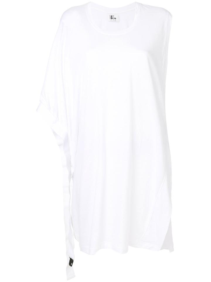 Lost & Found Ria Dunn Asymmetric Sleeve T-shirt - White