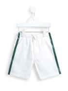 Marni Kids Stripe Detail Bermuda Shorts, Girl's, Size: 10 Yrs, White