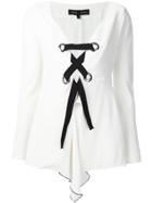 Proenza Schouler Corset Detail Top - White