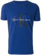 Ck Jeans Logo Print T-shirt - Blue