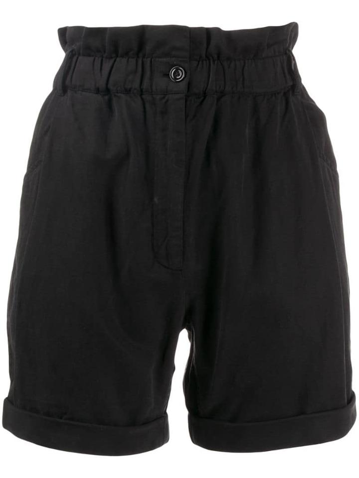 Frame Harem Short Shorts - Black