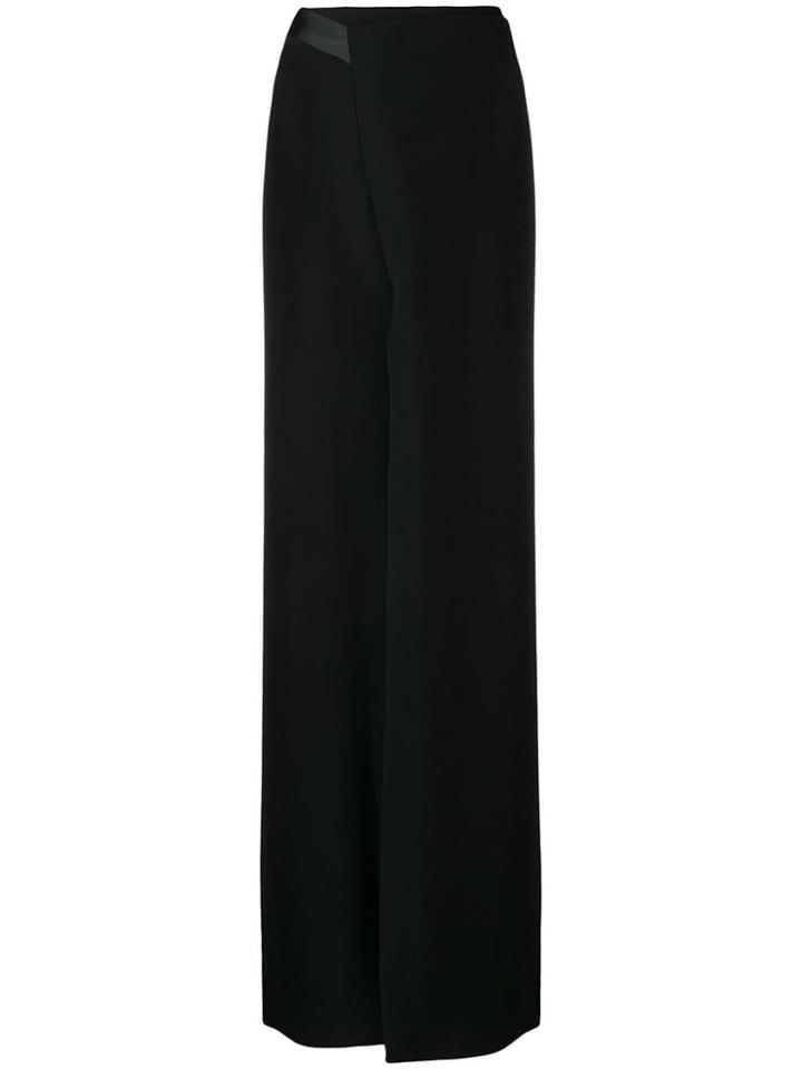 Poiret Front Slit Skirt - Black