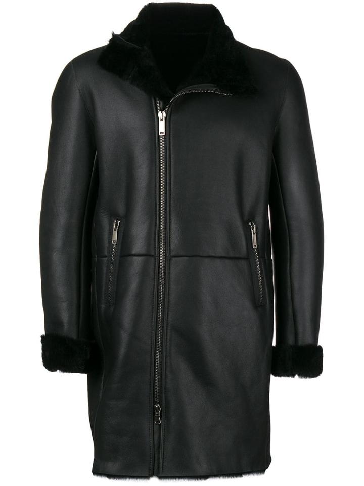 Al Duca D'aosta 1902 Zipped Midi Coat - Black