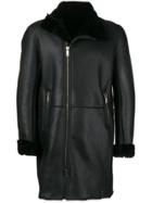 Al Duca D'aosta 1902 Zipped Midi Coat - Black