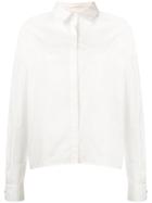 Jovonna Boxy Fit Shirt - White