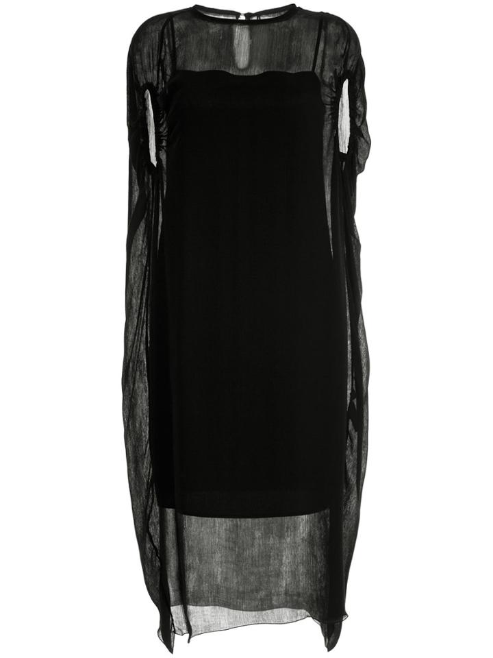 08sircus Mesh Layered Dress - Black