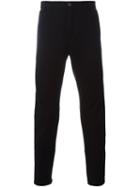 Lanvin Slim Trousers, Men's, Size: 46, Black, Cotton/polyamide/spandex/elastane/virgin Wool