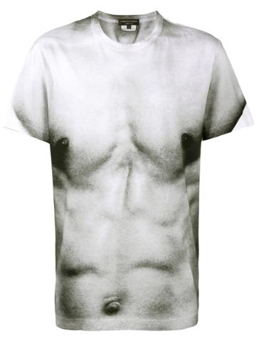 Comme Des Garçons Homme Plus Muscle Print T-shirt - White