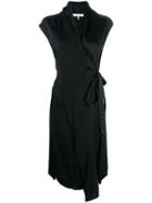 Frame Ibiza Wrap Dress - Black