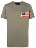 Mr & Mrs Italy Flag Patch T-shirt - Green