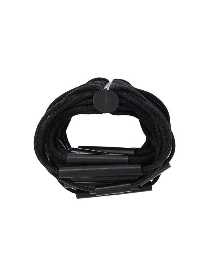 Monies Tube Bead Multi Strand Bracelet, Women's, Black