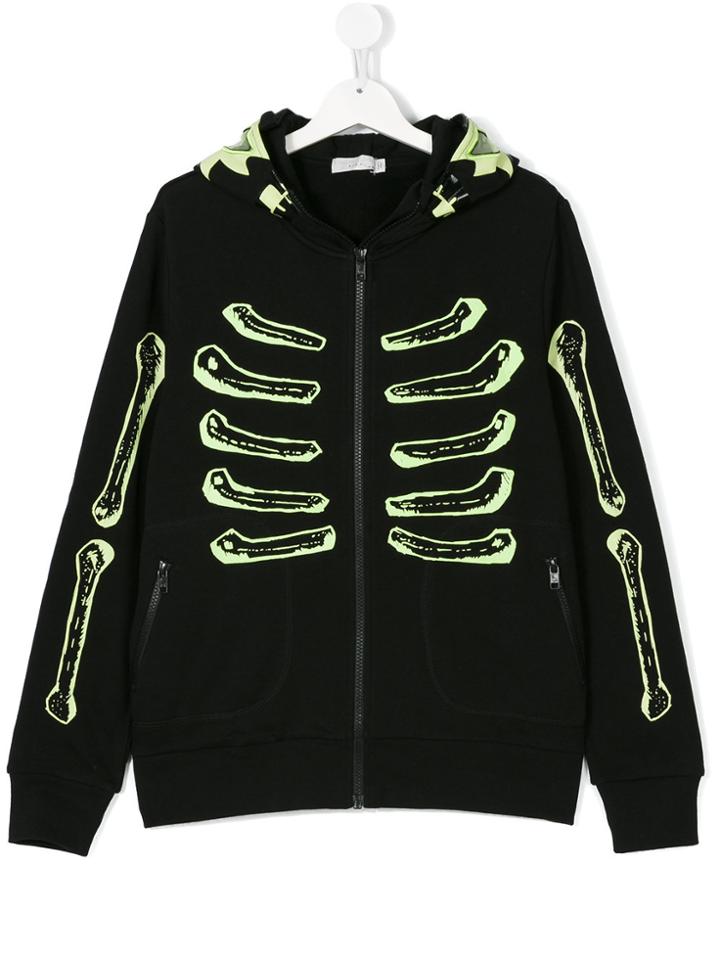 Stella Mccartney Kids Teen Zipped Printed Jacket - Black