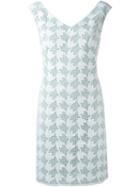 Tory Burch Crochet Overlay Dress, Women's, Size: 4, White, Polyester
