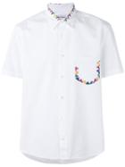 Jimi Roos Arrow Print Shirt, Men's, Size: Medium, White, Cotton