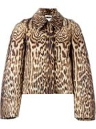 Chloé Leopard Print Jacquard Jacket