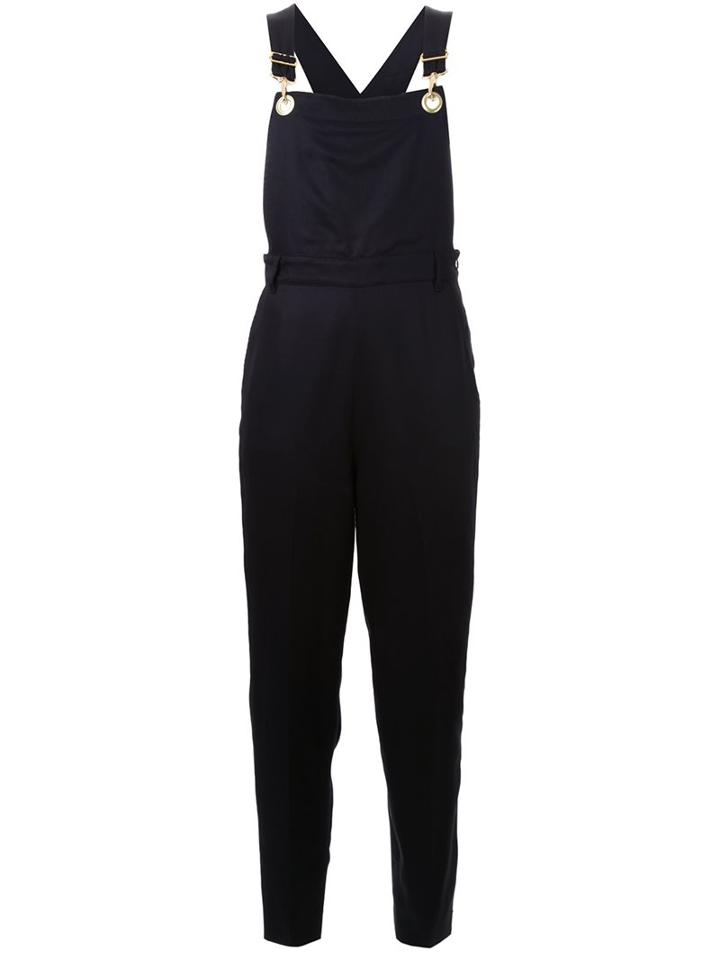 Muveil Cropped Dungarees