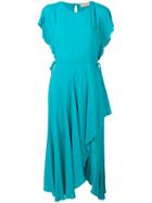 Twin-set Loose Fit Asymmetric Dress - Blue