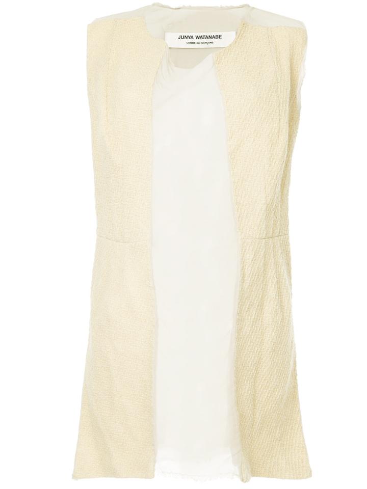Junya Watanabe Comme Des Garçons Vintage Sheer Mini Dress - Nude &