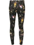 R13 Floral Print Leggings - Black