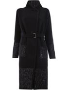 Maison Ullens Wrap-style Coat - Black