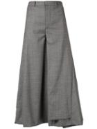 Y/project Inverted Pleat Skirt - Grey