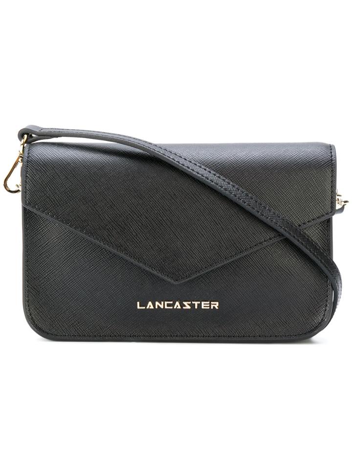 Lancaster Fold Over Cross Body Bag - Black