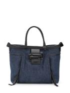Tod's Denim Style Shoulder Bag - Blue
