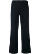 Vis A Vis - Wide Leg Trousers - Women - Cotton/rayon - 3, Blue, Cotton/rayon