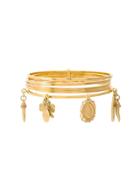 Dolce & Gabbana Pendant Cuff Bracelet - Gold