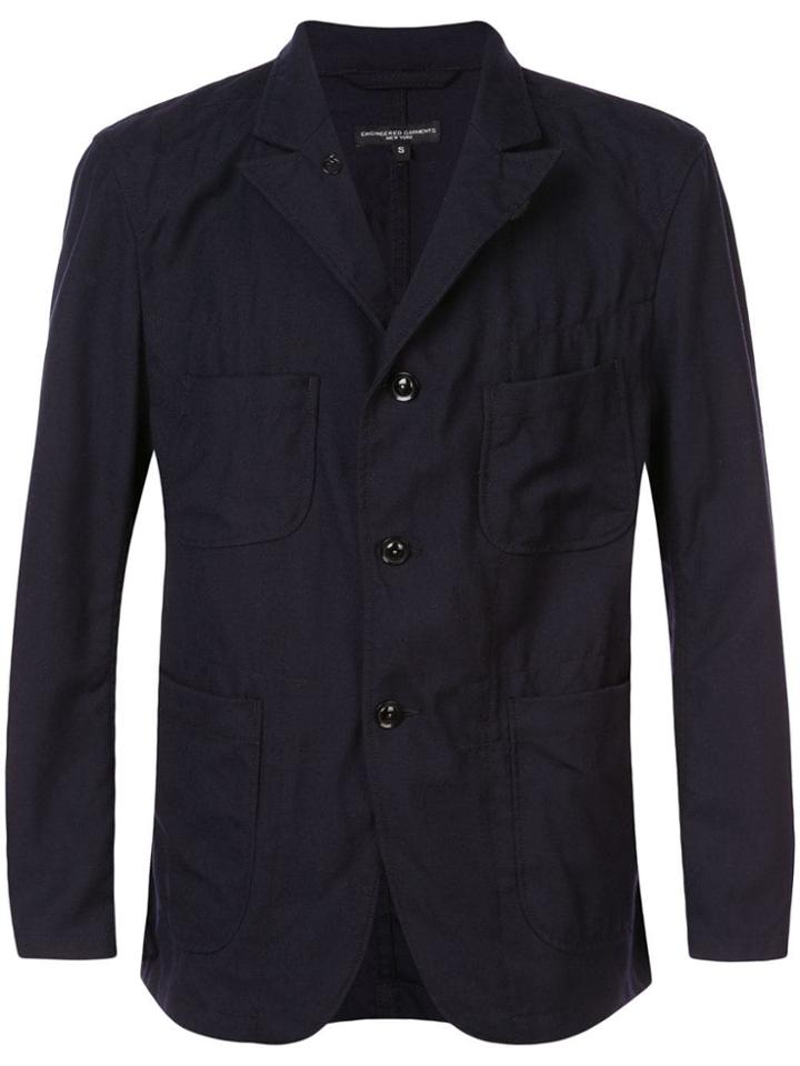 Engineered Garments Wrinkled Blazer - Blue