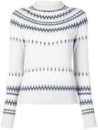 Adam Lippes Intarsia Knit Jumper - Grey