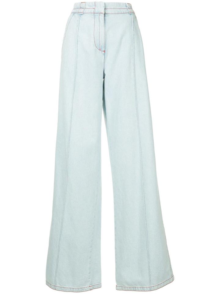 Marni High-waist Flared Jeans - Blue