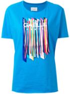 Gaelle Bonheur Embellished T-shirt, Women's, Size: Ii, Blue, Cotton