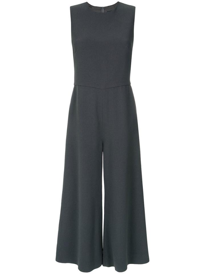 Andrea Marques Cropped Jumpsuit - Grafite