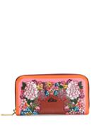 Etro Zip Around Floral Wallet - Pink