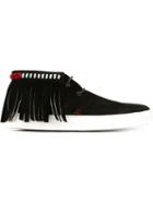Laneus Embroidered And Fringed Boots
