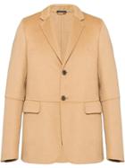 Prada Cashgora Single-breast Blazer - Brown