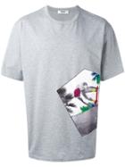 Msgm - Photo Print T-shirt - Men - Cotton - S, Grey, Cotton