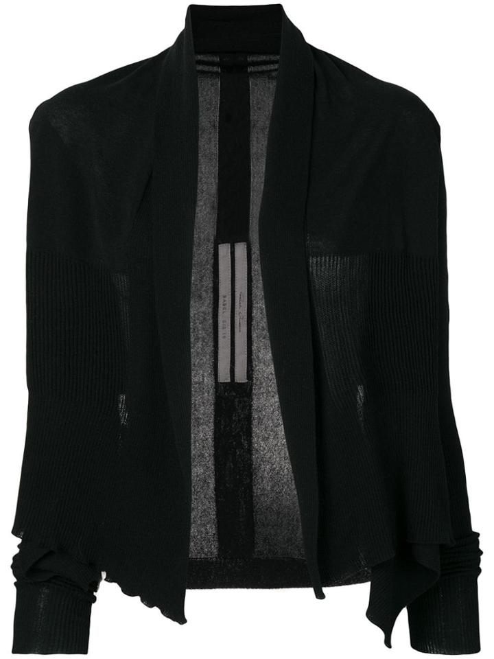 Rick Owens Long Sleeved Cardigan - Black