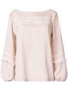 P.a.r.o.s.h. Angelica Blouse - Pink & Purple