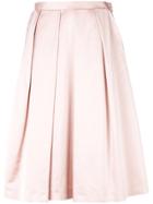 Ps By Paul Smith Pleated A-line Skirt - Pink & Purple