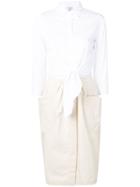 Sara Roka Pauless Shirt Dress - White