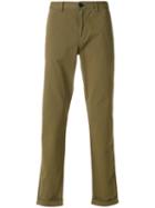 Ps By Paul Smith - Chino Trousers - Men - Spandex/elastane/supima Cotton - 33, Green, Spandex/elastane/supima Cotton
