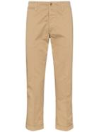 Visvim Cropped Chino Trousers - Brown