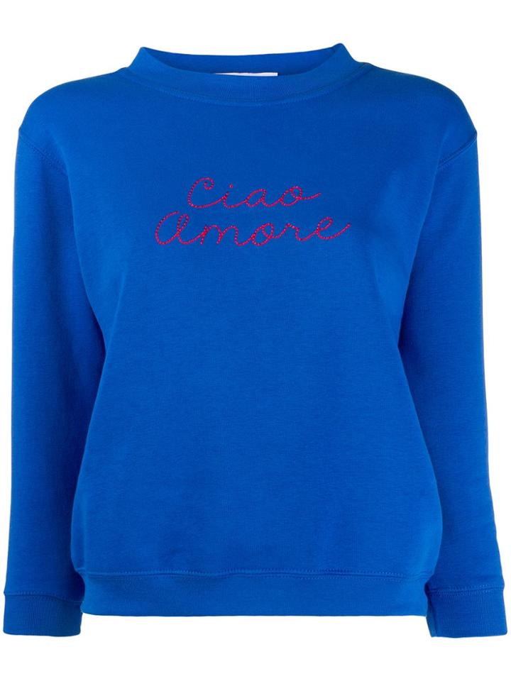 Giada Benincasa Ciao Amore Sweatshirt - Blue