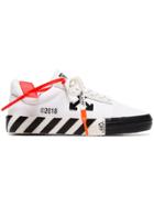 Off-white White Vulcanised Low Top Canvas Sneakers