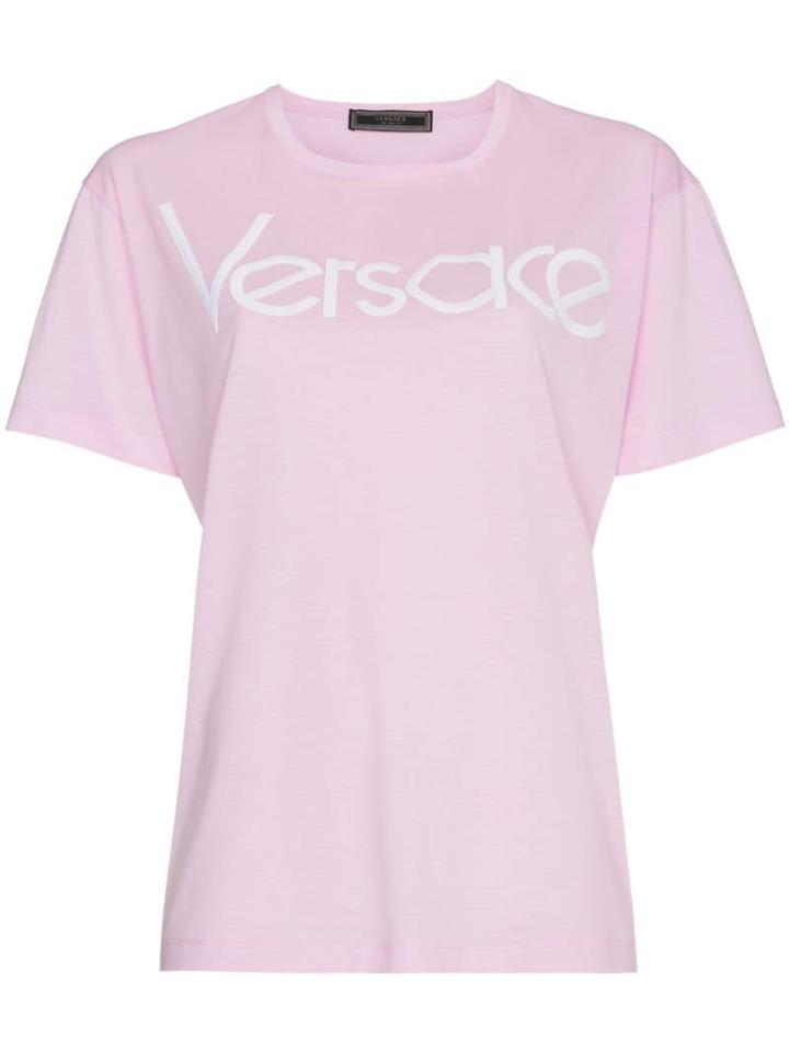 Versace Pink Vintage Logo T-shirt