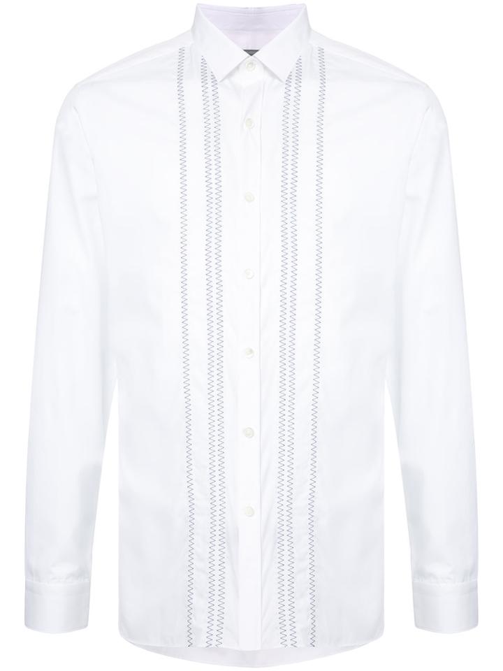 Lanvin Zig Zag Detail Shirt - White