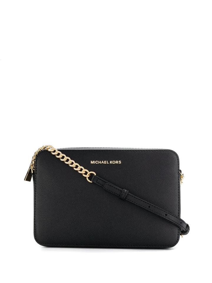 Michael Michael Kors Textured Cross Body Bag - Black
